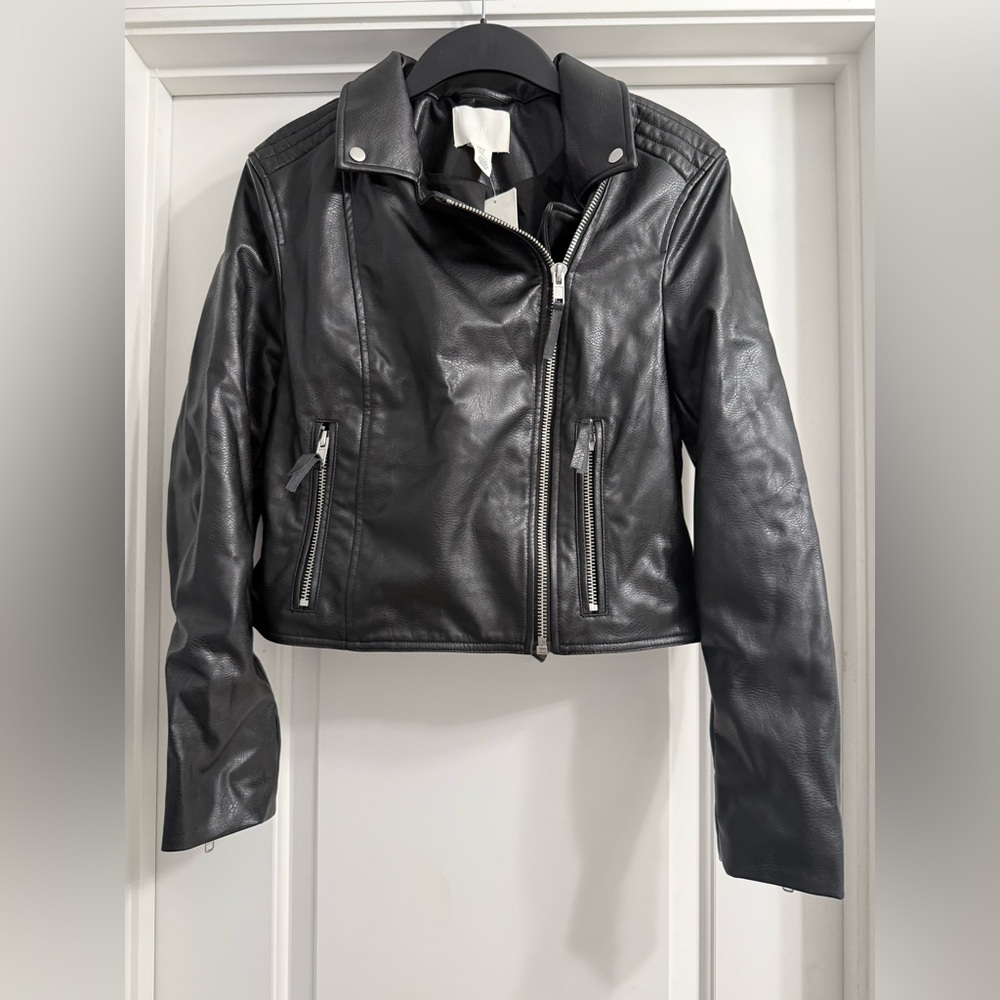 H&M motor biker jacket medium